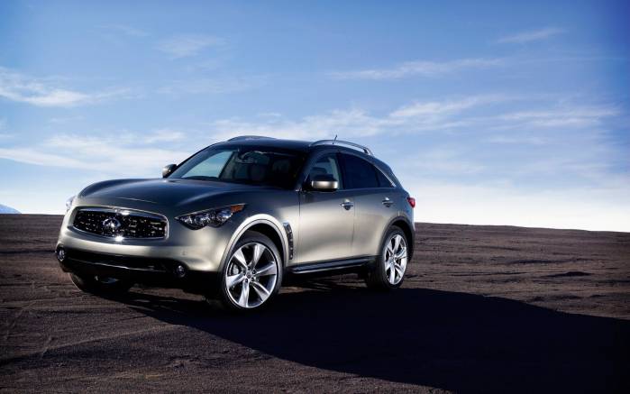 Широкоформатные обои Вид спереди Infiniti FX50, Вид спереди Инфинити (Infiniti FX50)