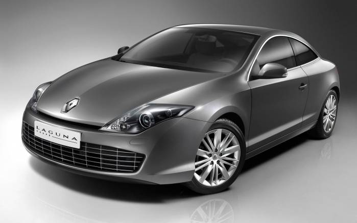 Широкоформатные обои Renault Laguna Coupe 2009, Рено Лагуна Купэ (Renault Laguna Coupe 2009)