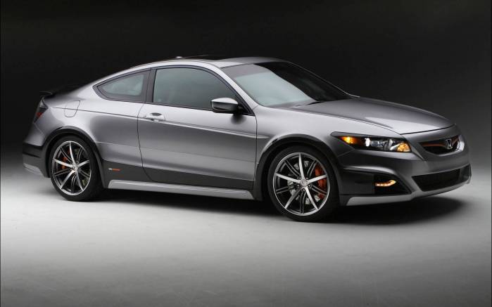 Широкоформатные обои Вид сбоку Honda Accord HFS Concept, Вид сбоку Хонда Аккорд Концепт (Honda Accord HFS Concept)