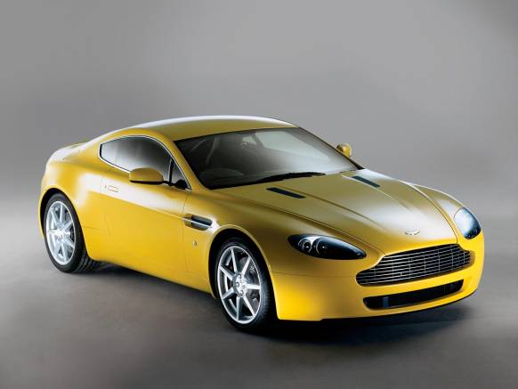 Широкоформатные обои Aston Martin V8, Астон мартин вид спереди (Aston Martin V8)
