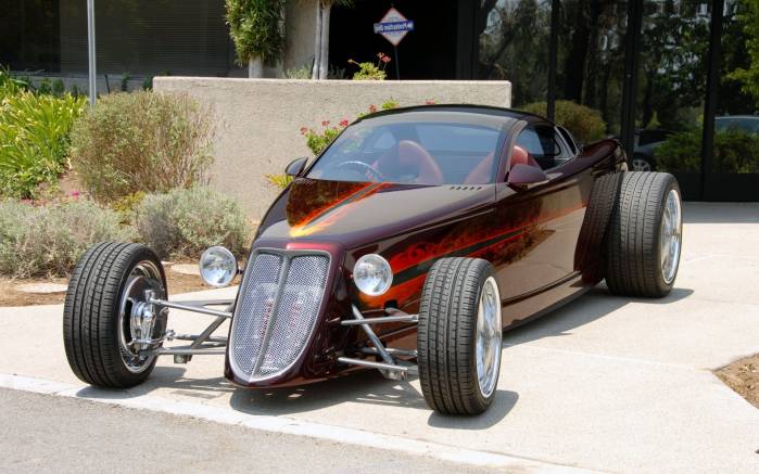 Широкоформатные обои Вид справа Foose Coupe, Вид справа Фуз Купэ (Foose Coupe)