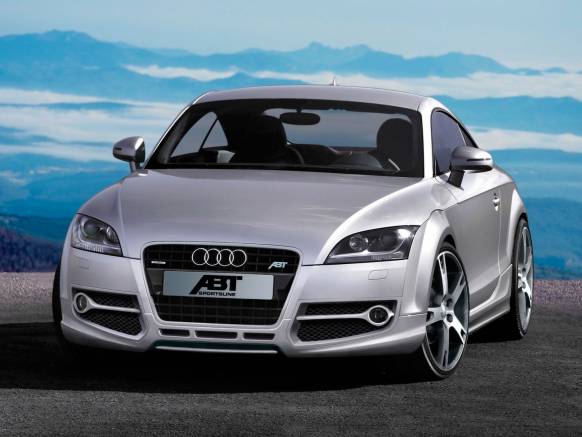 Широкоформатные обои Audi TT ABT вид спереди, Ауди ТТ вид спереди (Audi TT ABT front)