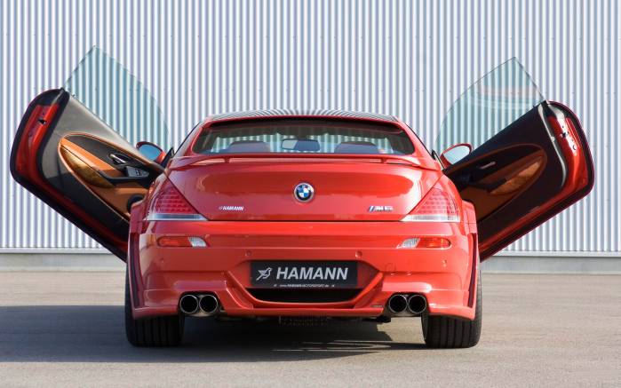 Широкоформатные обои Двери BMW M6 Hamann, Двери БМВ М6 Хаман (BMW M6 Hamann)