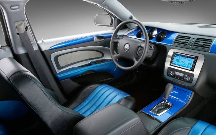 Широкоформатные обои Интерьер Buick Lucerne, Интерьер Бьюик Люцерн (Buick Lucerne)