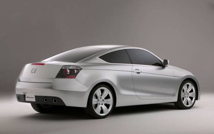 Широкоформатные обои Вид сзади Honda Accord Coupe Concept 2008, Вид сзади Ханда Аккорд Купэ (Honda Accord Coupe Concept 2008)