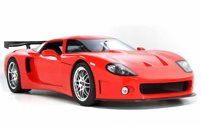 Широкоформатные обои Вид сбоку Factory Five Racing GTM, Вид сбоку Фэктори Файв Рэйсинг (Factory Five Racing GTM)