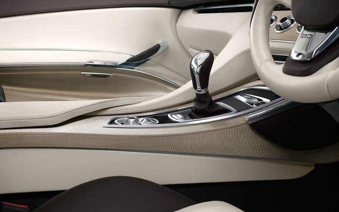 Широкоформатные обои Рычаг BMW Concept CS, Рычаг передач БМВ (BMW Concept CS)