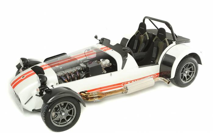 Широкоформатные обои Вид сверху Caterham R500, Вид сверху Катерхэм (Caterham R500)