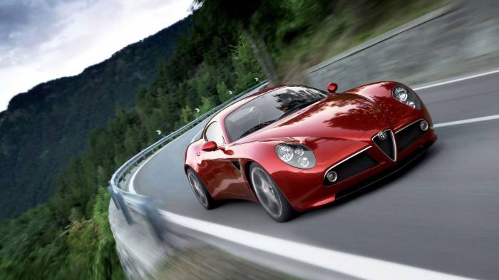 Широкоформатные обои Скоростное AR, Alfa romeo competizione 2009