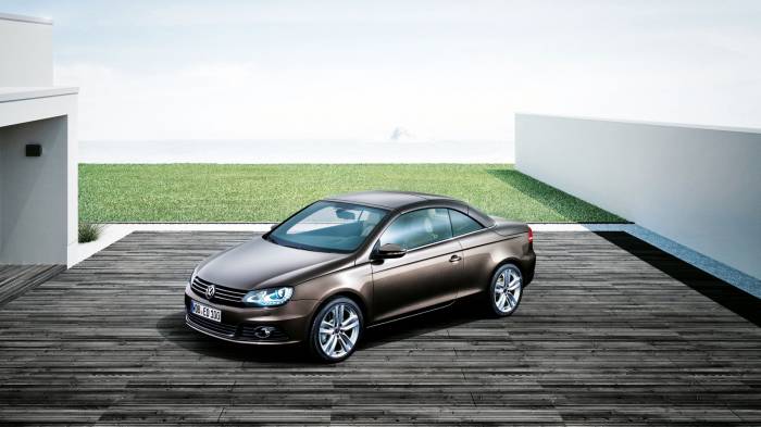 Широкоформатные обои Volkswagen EOS Closed, Шикарный Volkswagen EOS Closed