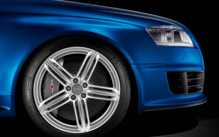 Широкоформатные обои Колесо Audi RS6 Avant 2008, Колесо Ауди (Audi RS6 Avant 2008)
