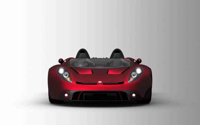 Широкоформатные обои Scuderia Bizzarrini Livorno, Красный Скудериа Биззаррини Ливорно (Bizzarrini Livorno p538)