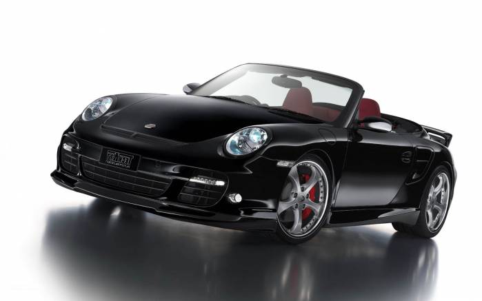 Широкоформатные обои Porsche 997 TechArt Cabriolet 2008, Порш Кабриолет (Porsche 997 TechArt Cabriolet 2008)
