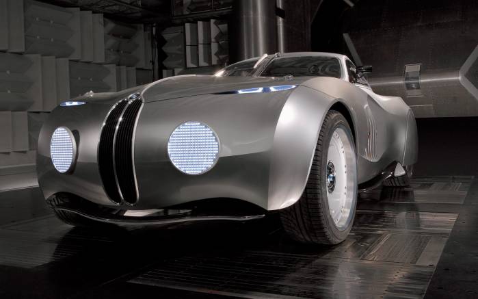 Широкоформатные обои Вид спереди BMW Mille Miglia, Вид спереди БМВ Милле Мигли (BMW Mille Miglia)