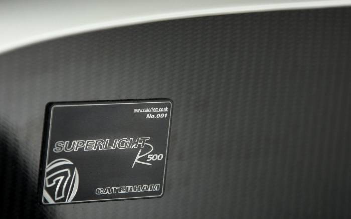 Широкоформатные обои Логотип Caterham R500, Логотип Катерхэм (Caterham R500)