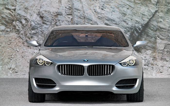 Широкоформатные обои Под спереди BMW Concept CS, Вид спереди БМВ (BMW Concept CS)