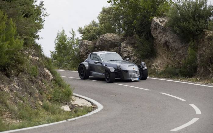 Широкоформатные обои На повороте IFR Automotive Aspid Sports Car, На повороте Автомотив Аспид Спорткар (IFR Automotive Aspid Sports Car)