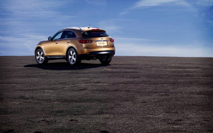 Широкоформатные обои Вид сзади Infiniti FX35, Вид сзади Инфинити (Infiniti FX35)