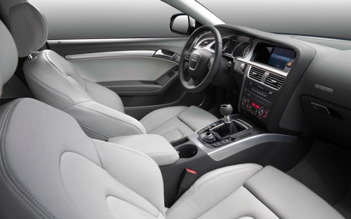 Широкоформатные обои Audi A5 внутри, Интерьер Ауди А5 (Audi A5)
