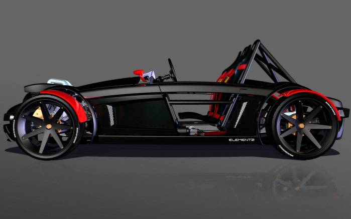 Широкоформатные обои Burton Elementz Concept, Вид сбоку Бертон Элементс Концепт (Burton Elementz Concept)