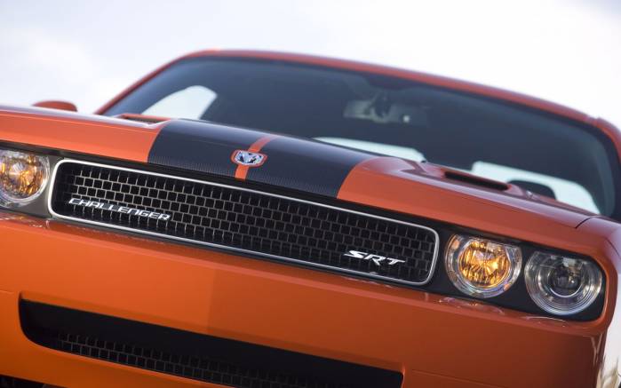 Широкоформатные обои Бампер Dodge Challenger SRT8 2008, Бампер Додж Челленджер (Dodge Challenger SRT8 2008)