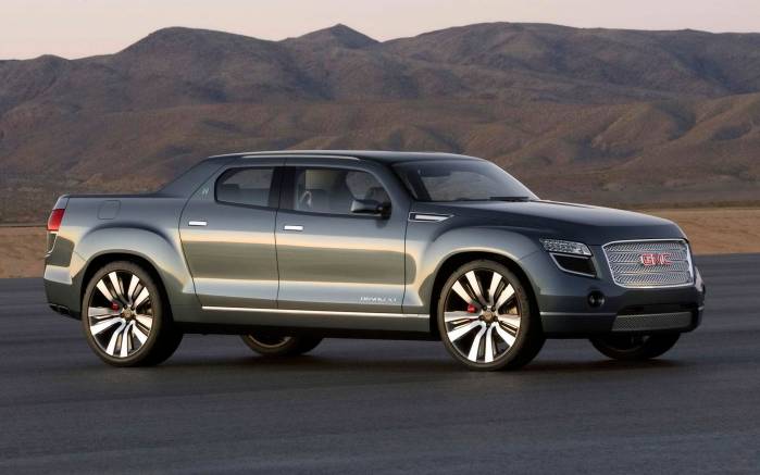 Широкоформатные обои GMC Denali XT Concept, Вид сбоку Концепт Денали (GMC Denali XT Concept)