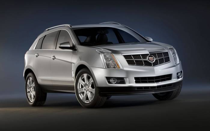 Широкоформатные обои Под углом Cadillac SRX Crossover 2010, Под углом Кадиллак Провок Фьюел Сел (Cadillac SRX Crossover 2010)