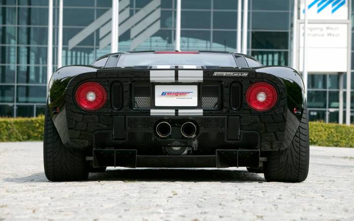Широкоформатные обои Ford GT, Вид сзади Форд (Ford GT)