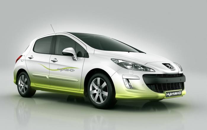 Широкоформатные обои Peugeot 308 HDi 110, Пежо (Peugeot 308 HDi 110)