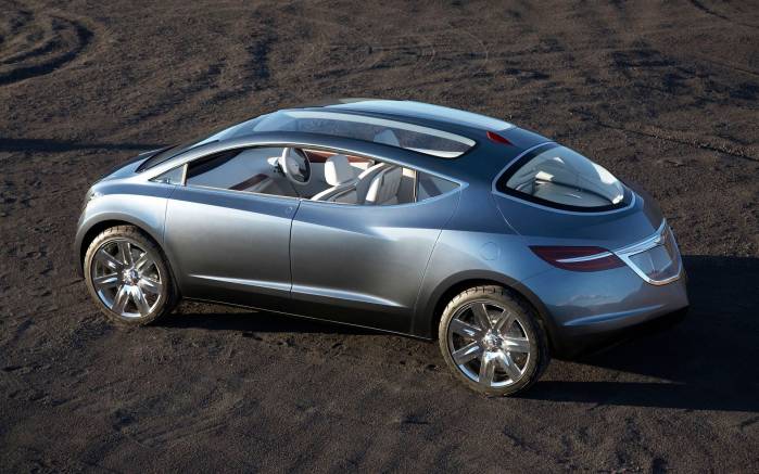 Широкоформатные обои Вид справа Chrysler EcoVoyager Concept, Вид справа Крайслер Эко Вояжер Вольт (Chrysler EcoVoyager Concept)