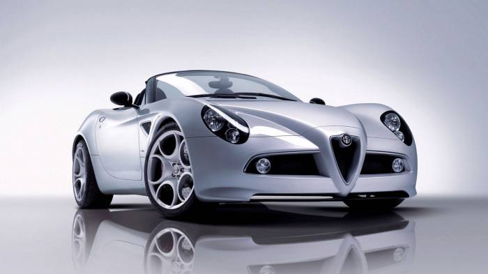 Широкоформатные обои Спортивное купе, Alfa Romeo