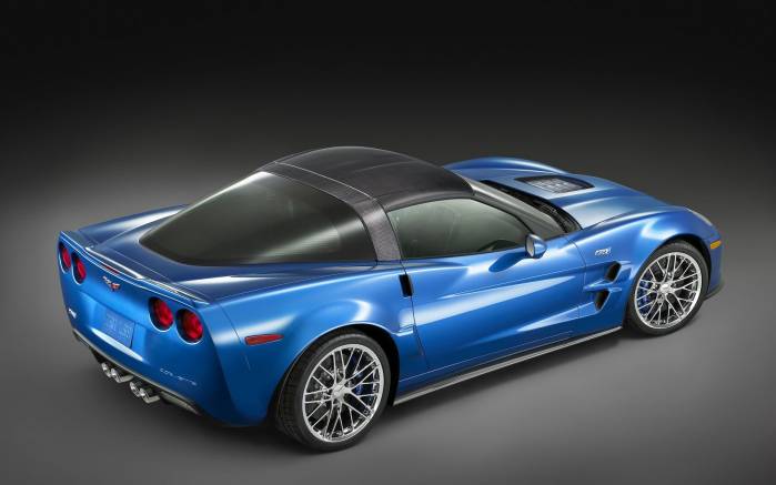Широкоформатные обои Крыша Chevrolet Corvette ZR1 2009, Крыша Шевроле Корвет (Chevrolet Corvette ZR1 2009)