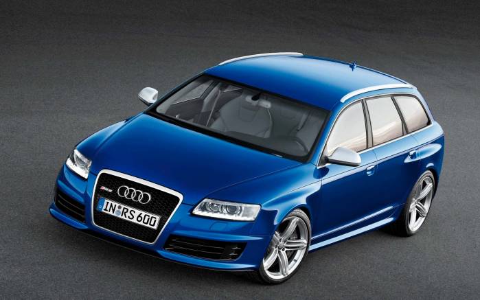 Широкоформатные обои Вид спереди Audi RS6 Avant 2008, Вид спереди Ауди (Audi RS6 Avant 2008)