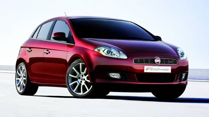 Широкоформатные обои Fiat Ritmo, Красный Fiat