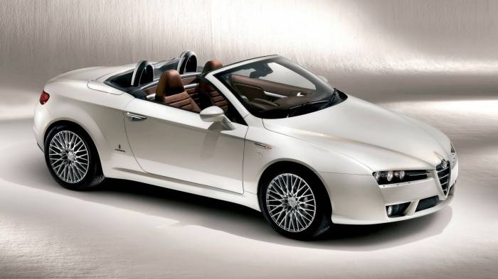 Широкоформатные обои Alfa romeo unique, С открытым верхом