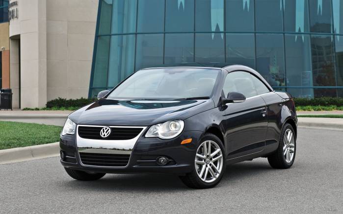 Широкоформатные обои Volkswagen EOS 2008, Фольксваген (Volkswagen EOS 2008)