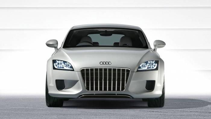 Широкоформатные обои Белоснежный audi a1, Передний план audi a1