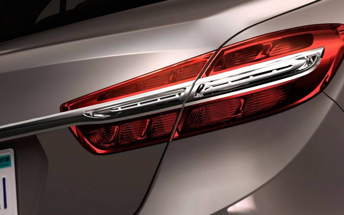Широкоформатные обои Задняя фара Hyundai Genesis Concept, Задняя фара Хундай Дженезис Концепт (Hyundai Genesis Concept)