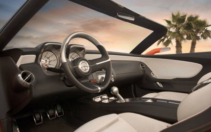 Широкоформатные обои Салон Chevrolet Camaro Convertible, Салон Шевроле Камаро Конвертебл (Chevrolet Camaro Convertible)