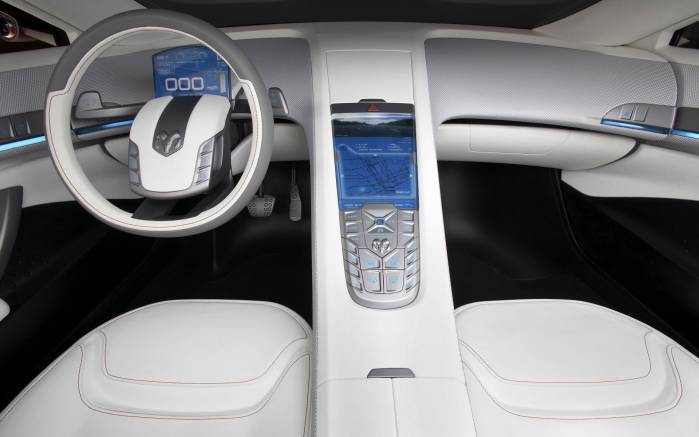 Широкоформатные обои Салон Dodge Zeo Concept, Интерьер Додж Зео Концепт (Dodge Zeo Concept)