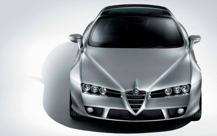 Широкоформатные обои Alfa Romeo Brera спереди, Альфа Ромео Бреро вид сзади (Alfa Romeo Brera)