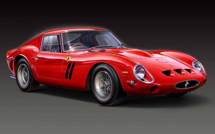 Широкоформатные обои Ferrari 250 GTO, Феррари (Ferrari 250 GTO)