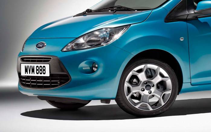 Широкоформатные обои Колесо Ford Ka 2009, Колесо Форд Ка (Ford Ka 2009)