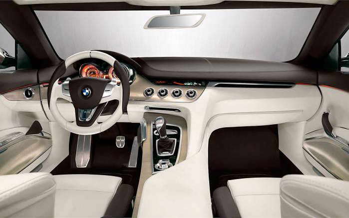 Широкоформатные обои Салон BMW Concept CS, Салон БМВ (BMW Concept CS)