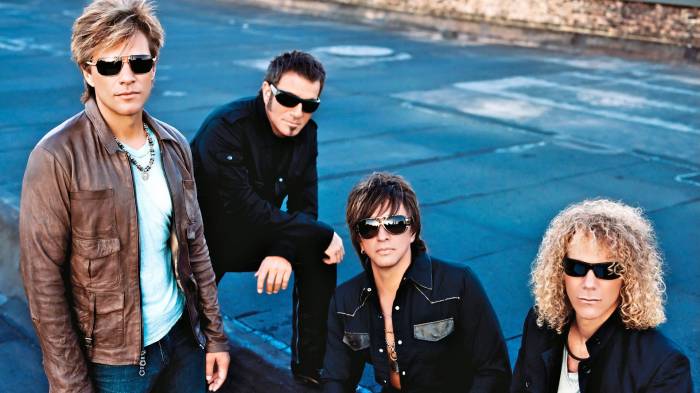 Широкоформатные обои Bon Jovi, Рок-группа из Нью Джерси