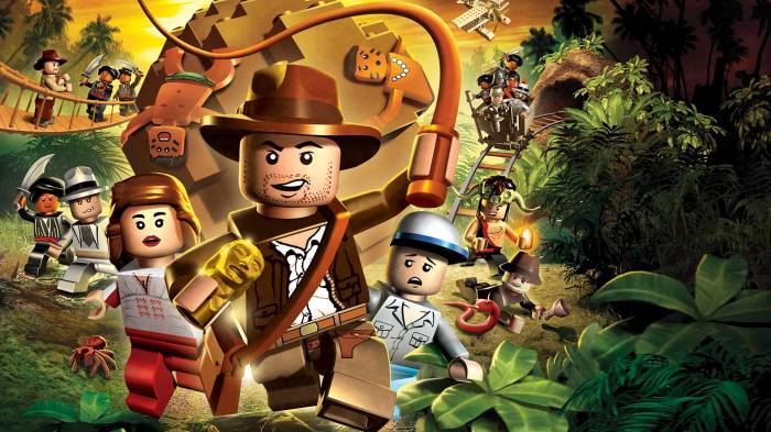 Широкоформатные обои Индиана Джонс из Lego, Супер Lego