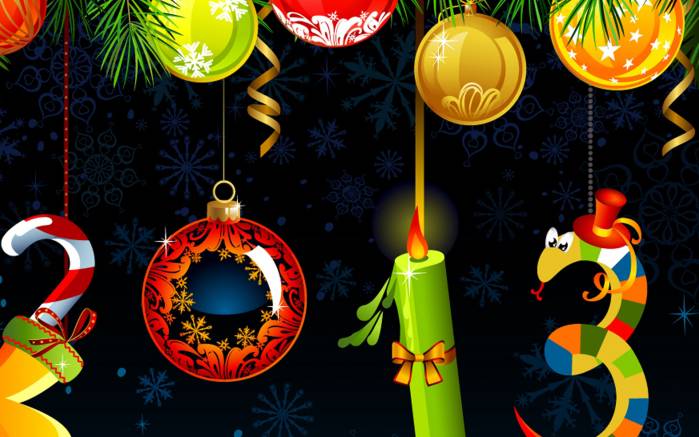 Широкоформатные обои New Year 2013, Новый год 2013 (New Year 2013)