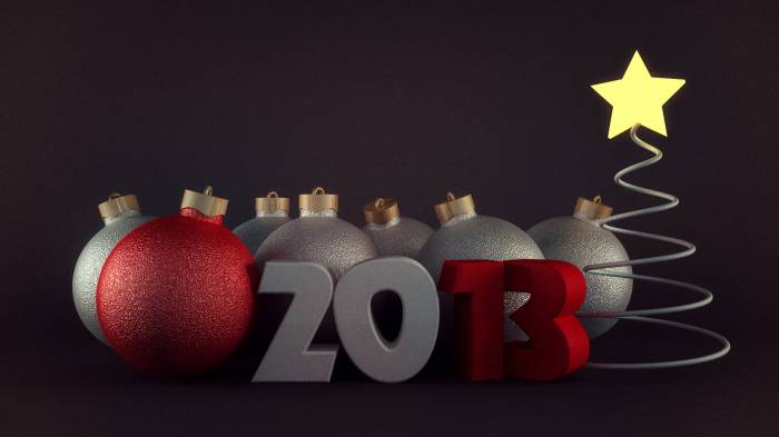 Широкоформатные обои Новый 2013 год, Новый год 2013 (Happy New Year 2013)