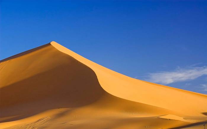 Широкоформатные обои Песочные дюны, Пустынные дюны