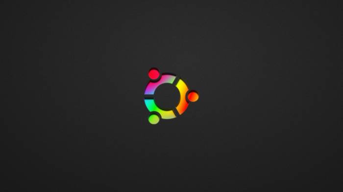 Широкоформатные обои Разноцветный значок, Значок на фоне